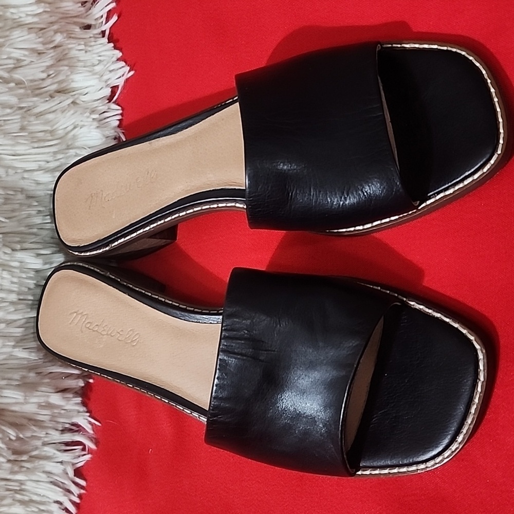 Madewell Cassidy Black Slide Sandals